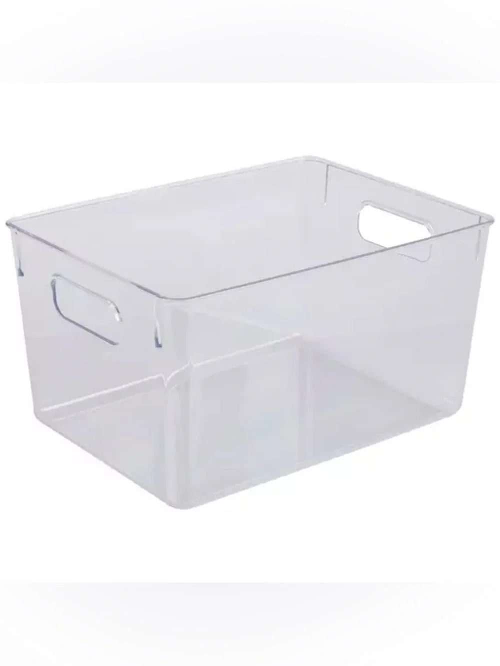 Clear Acrylic Storage Bins, set of 8